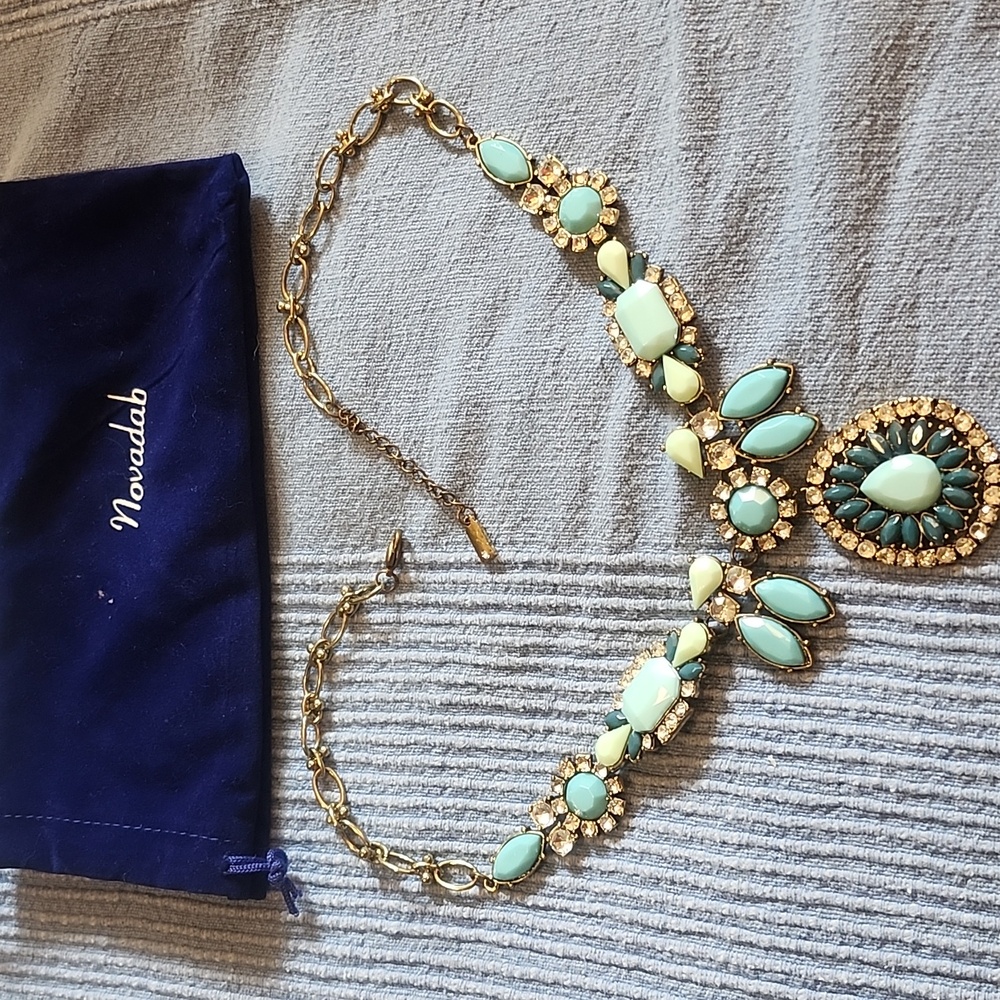 Gold and Turquoise Necklace